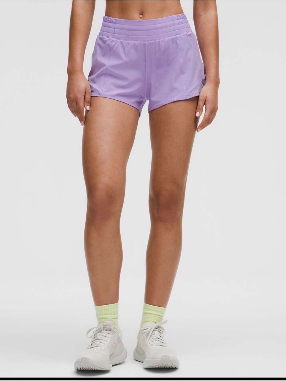 NWT lululemon Hotty Hot High-Rise Lined Shorts 2.5” Purple Size 2
